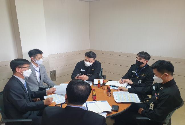 학군교류협력을 위한 해군본부와의 실무회의