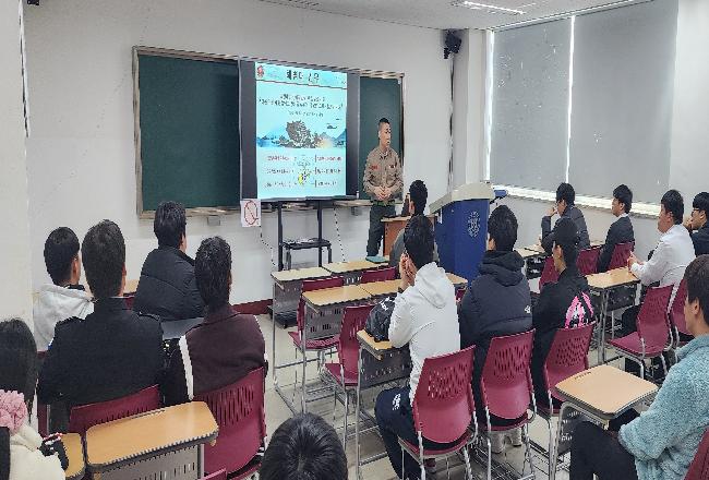 해병대사령부 선배장교와 1~2학년 MZ후배와의 만남
