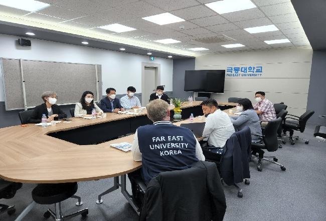 남유타대학(Southern Utah University) 부총장 및 국제 담당관과의 회의