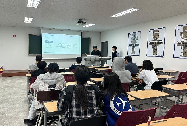 항공정비학과 제14대 닻별 학회장 선거 공약발표