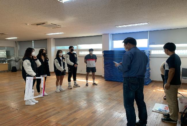 국제대학스포츠의 날 홍보 영상 및 사진 촬영