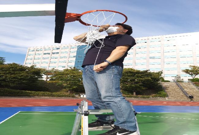 체육관 및 학교운동장 농구골대망 교체