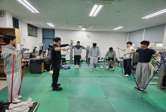 2024학년도 3학년 1학기  웨이트 트레이닝 수업