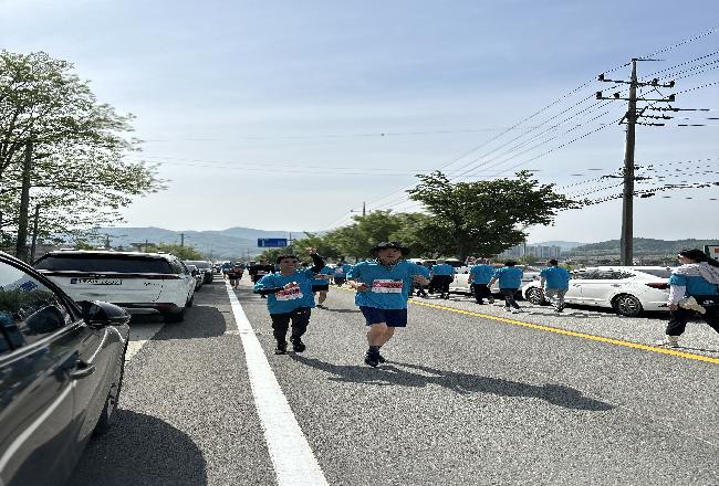 제 18회 반기문 마라톤 대회 참가