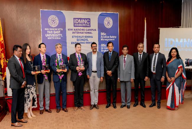 스리랑카 IDMNC MOU체결 및 항공안전관리학과 개설